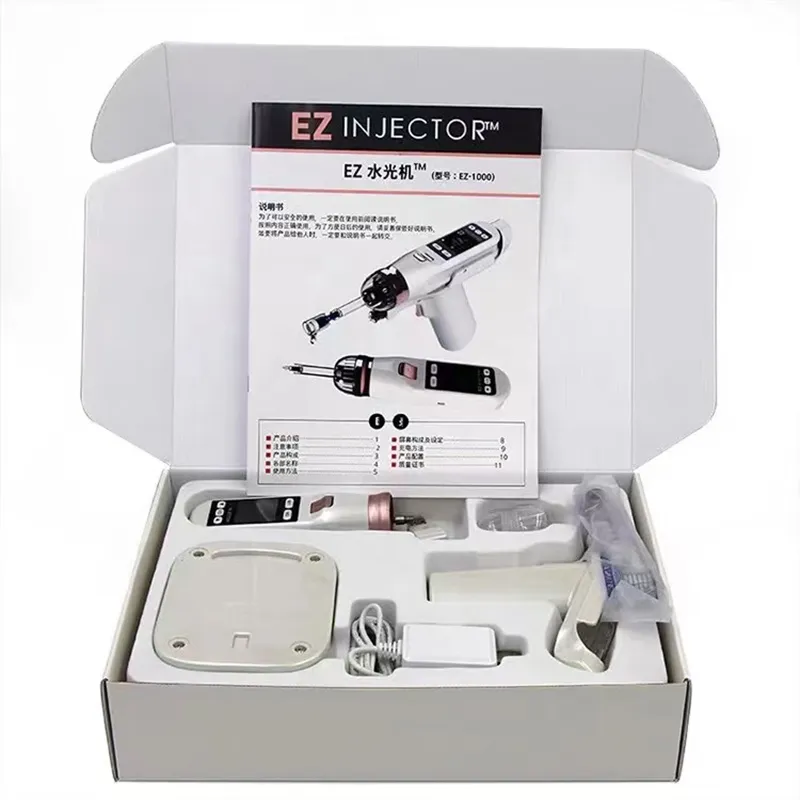 Hydrolifting Gun Korea Mesotherapy EZ Negative Pressure Meso Gun Mesotherapy Hydrolifting Water Injector Beauty Device Skin Care