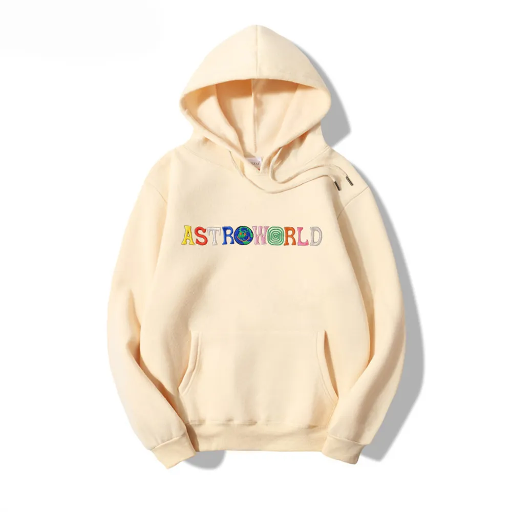 Astroworld embroidered shop logo hoodie