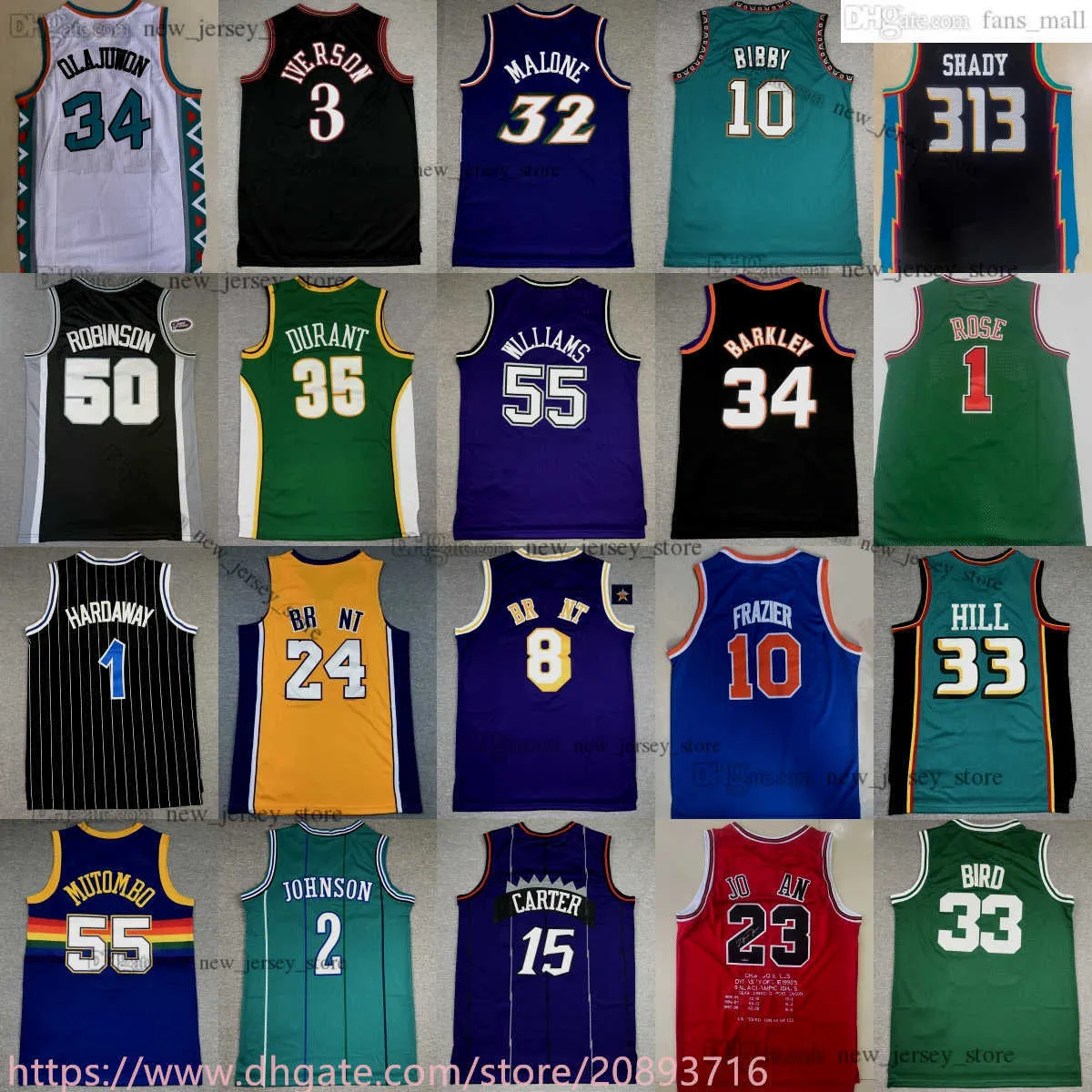 Dennis Rodman Jersey Mitchell And Ness Basketball Allen Iverson Charles Barkley Larry Johnson