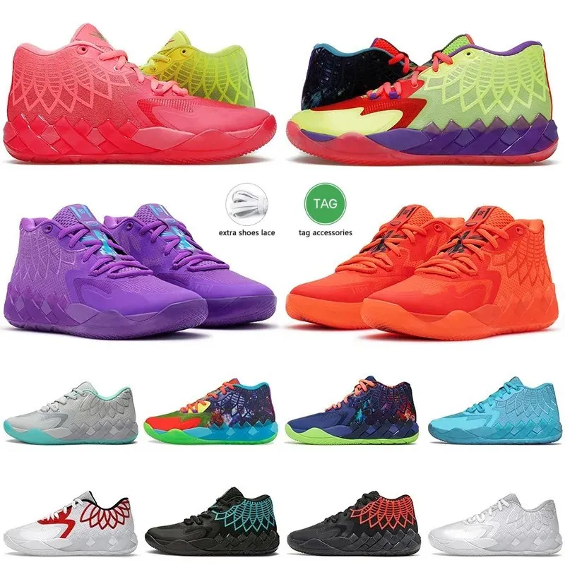 MB1 Rick Morty Mb01 Mens Basketball Shoes LaMelo Ball Queen City Iridescent Dreams Buzz City