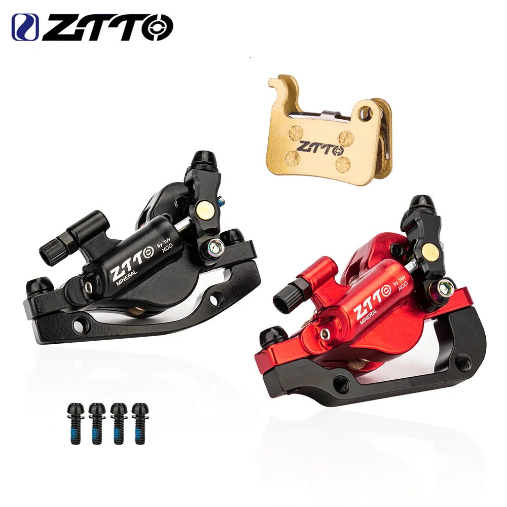 Bike Brakes ZTTO MTB Line Pulling Road Hydraulic Disc Brake Calipers Bicycle Replace Pad Front Rear Cable Control 230619