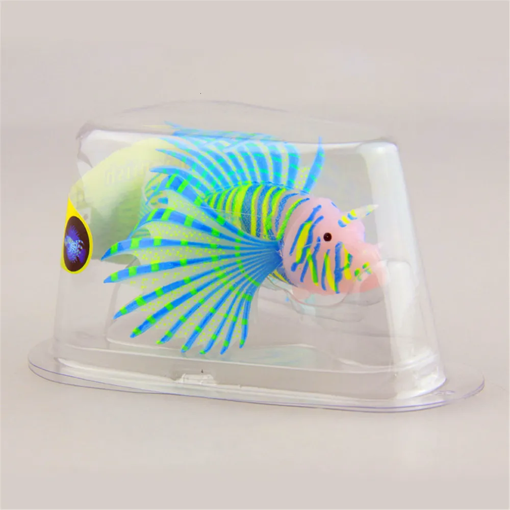 Luminous Lionfish Tropical Fish Tank Landscaping Artificial