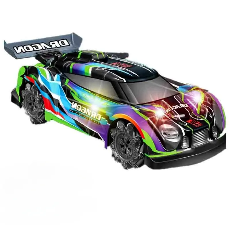 RC Drift Racing Car 4WD Spray 360 Graus Rotation Stunt High Speed Radio Control Car With Music Lights Aldult Kids Toys For Boy