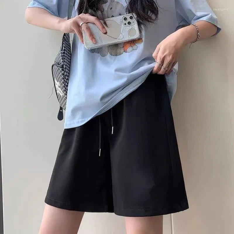 Frauen Shorts Sommer frauen Harajuku Casual Junge Schweiß Baggy Kordelzug Y2k Für Frau Koreanische Mode Baumwolle Kurze Frauen freizeitsport
