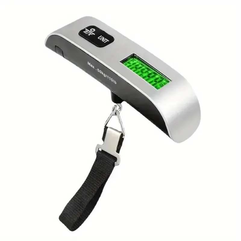 1pc Electronic Luggage Scale Portable Household Portable Scale Box Bag Scale 50KG Express Spring Scale Hanging Scale