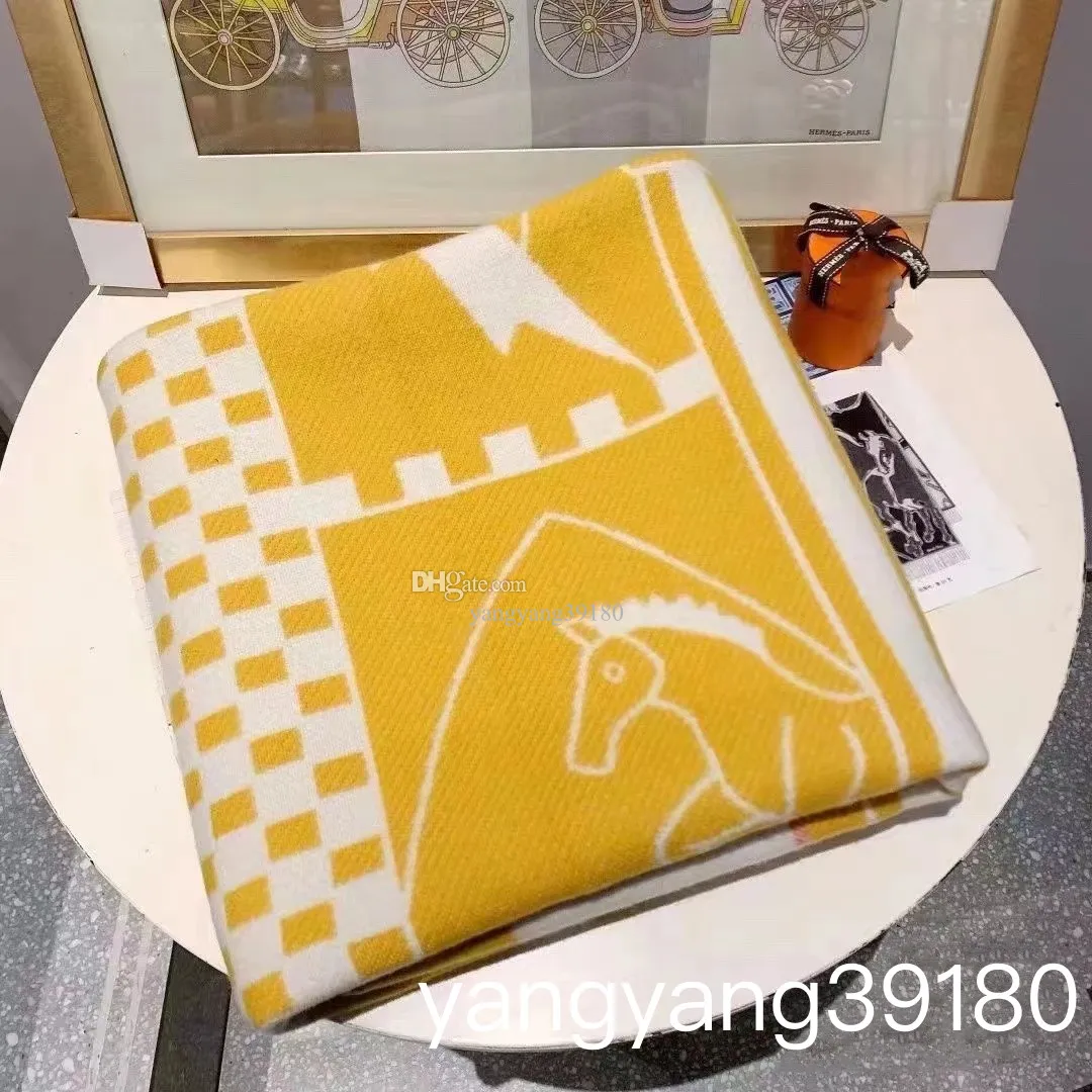 TOP Quailty Thick 90 Wool Kawayi Yellow Blue Red H Blankets Home Sofa good quailty blanket kids Boy Girl Child 100 135cm Kids Size