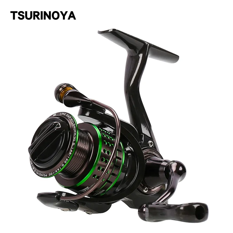 TSURINOYA Ultralight Medium Heavy Baitcasting Combo KINGFISHER Spinning  Reels For Trout, Carbon Fishing, And Shallow Spools 800 1500S From Bian06,  $66.76