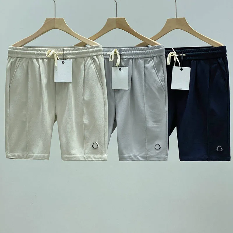 Sommer-Klassiker, kleine Standard-Sommer-Herren-Shorts, elastisch, locker, entspannt, atmungsaktiv, Jersey-Bermuda-Shorts, Leistentaschen, zum Schwimmen, Strand, Schwimmen, Straßenshorts