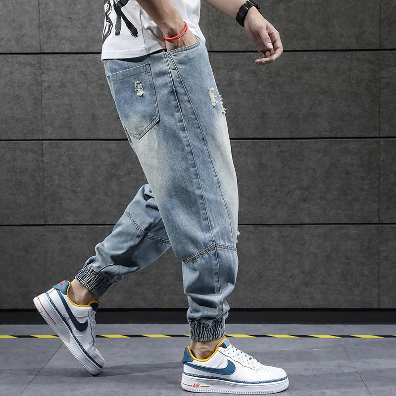 Pantalones Bombachos Moda Hip Hop Para Hombre Pantalón De Chándal