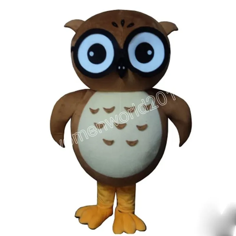 Adult Size Owl Mascot Costume Simulation Cartoon Character Outfit Suit ...