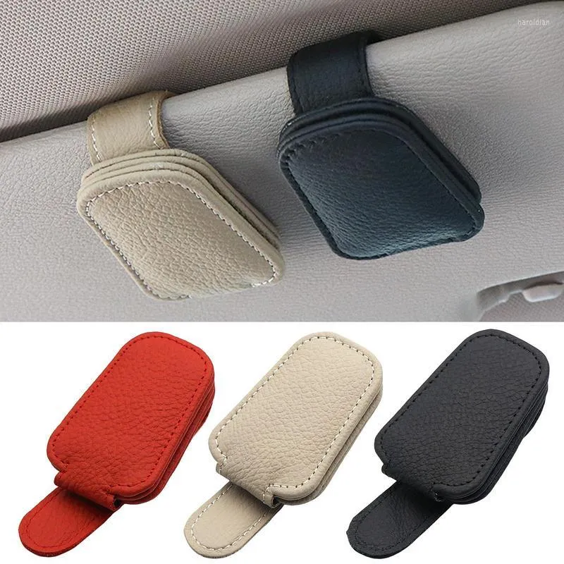 Interieur Accessoires Zonnebril Houder Clip Universele Auto Auto Zonneklep Glazen Doos Kaart Ticket Lenzenvloeistof Hanger