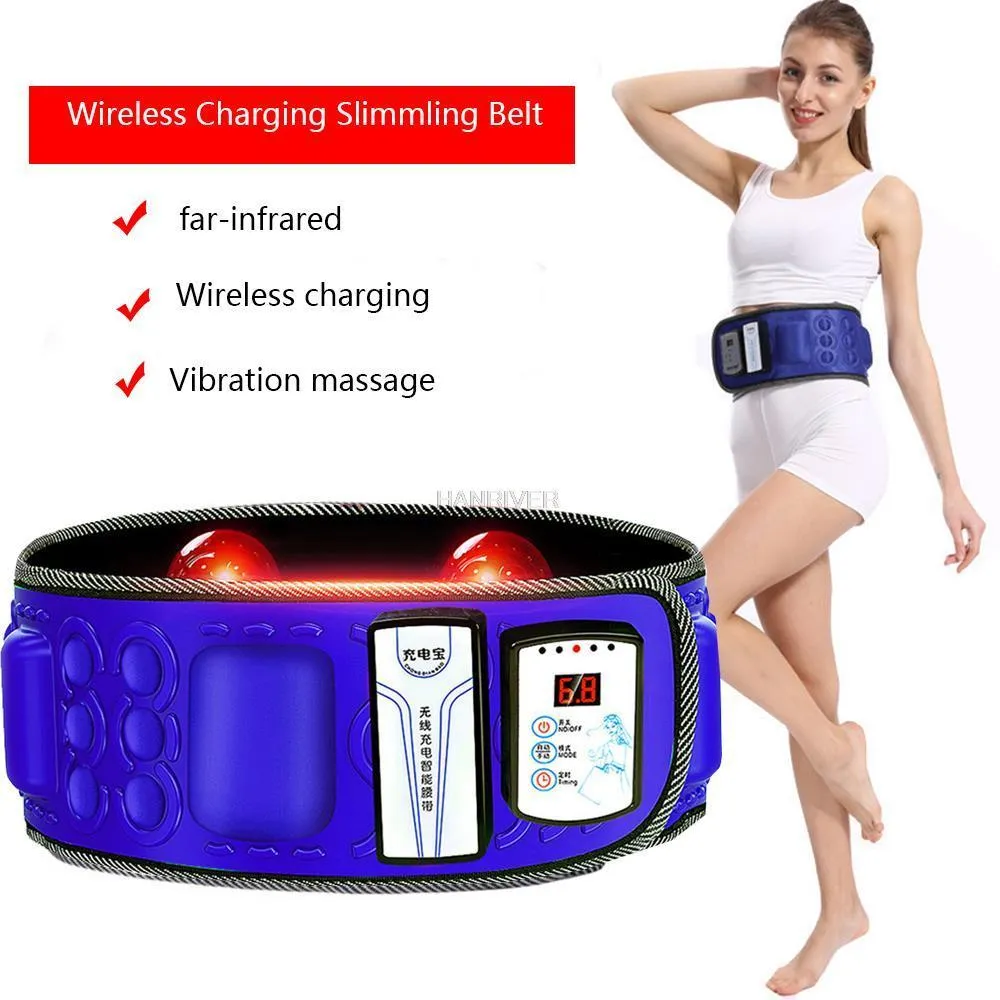 Slantbälte elektrisk infraröd viktminskning Fitness Massager X5 Vibration Bukfett Burning Effektiv 230619
