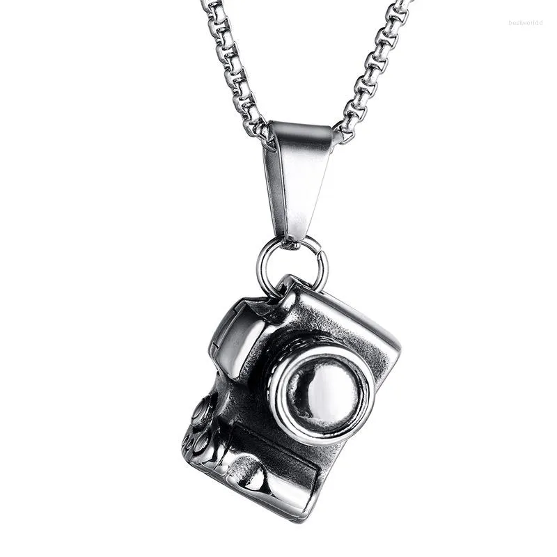 Colliers à pendentif Creative Punk Vintage Camera Necklace