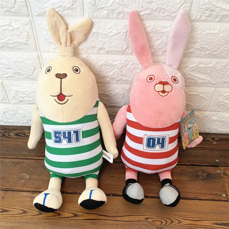 Fyllda plyschdjur Cartoon Usavich Prison Rabbit fylld leksak söt mjuk fylld kanin docka barn födelsedagspresent 230619