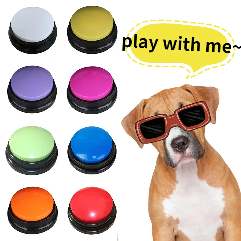 Dog Training Obedience Dog Recordable Toys Pet Training Button