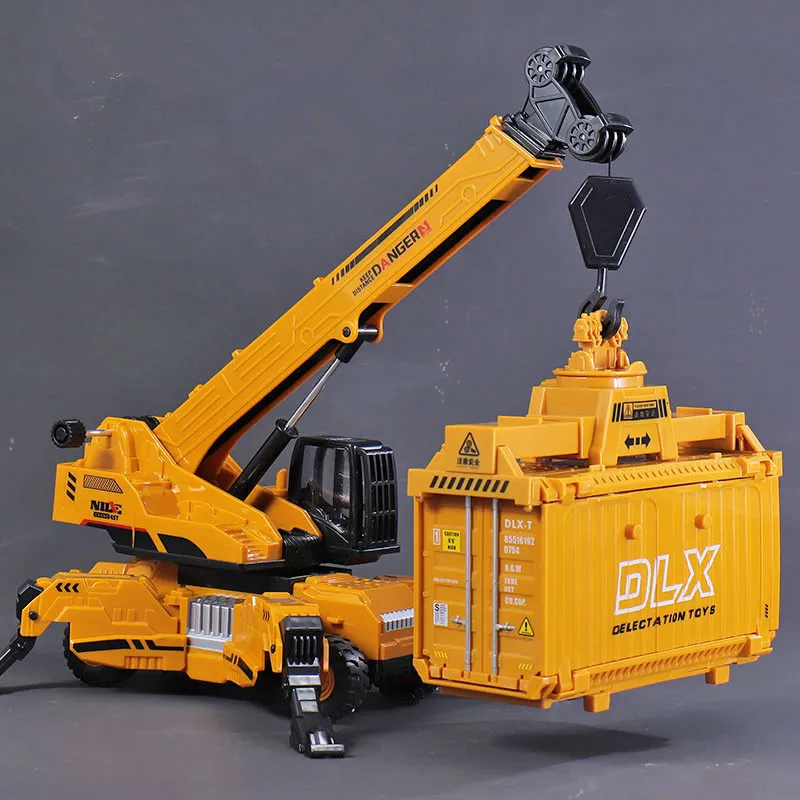 Diecast Model Car 1 50 Plastlyft Crane Model Container Crane Toys Quality Engineering Vehicle Toys Wholesale 230617