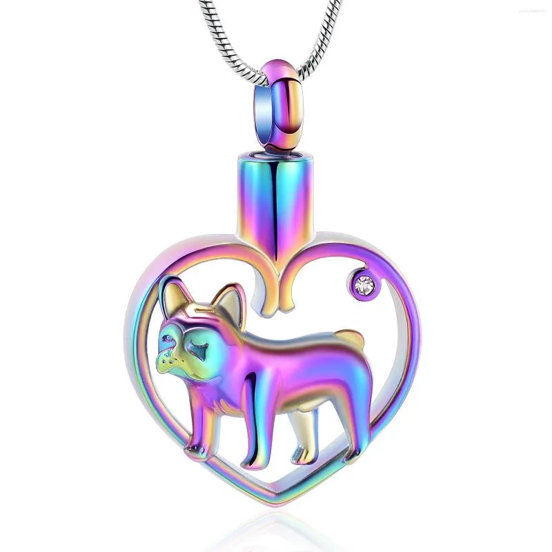 Pendant Necklaces Personalized Stainless Steel Customize Pet Name Heart Necklace Dog Shape Birthday Gift Keepsake Memory Jewelry