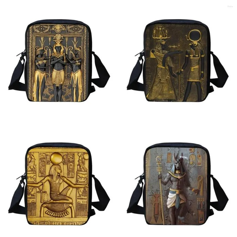 女性のためのイブニングバッグの肩ファッションハンドバッグ古代エジプトアートデザインパターン小さな女性クロスボディウーマン旅行トート