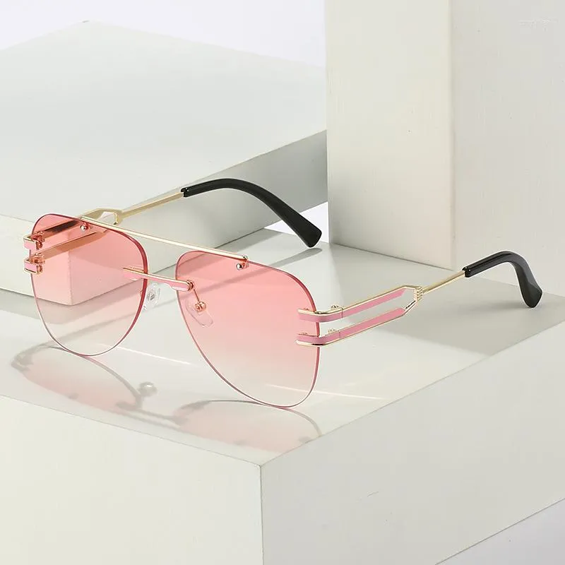 Sonnenbrille Candy Farbe Aushöhlen Für Männer Frauen Vintage Retro Fahren Rosa Sonnenbrille Mode Trend Männlich Weiblich Brillen Spiegel