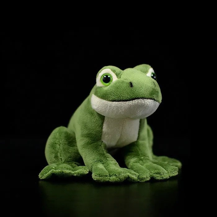 Plush Plush Animals Bezpłatna dostawa żaba nadziewana zabawka symulacja żaba Zwierzę miękka nadziewana zabawka symulacja