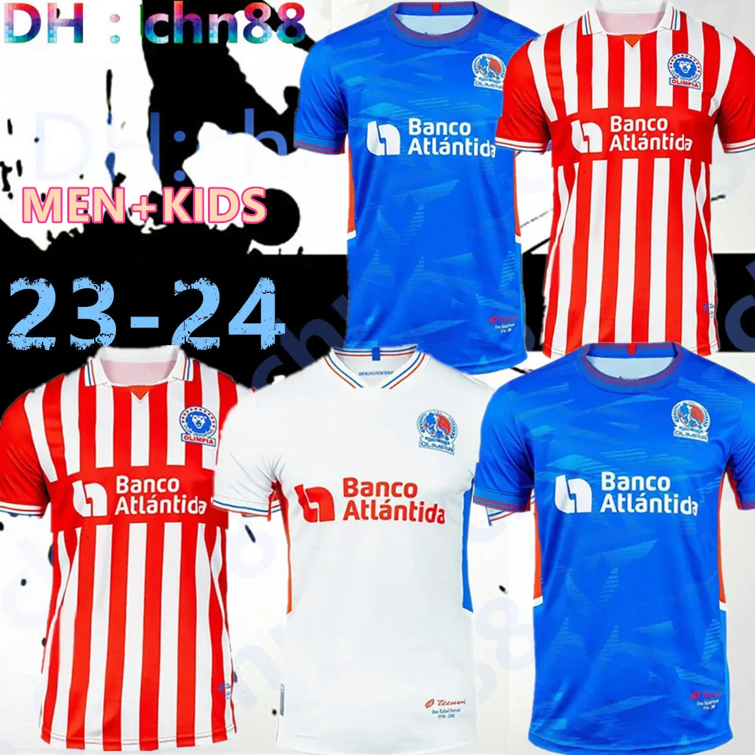 23 24 Cd Olimpia Honduras Soccer Jerseys Home Away New Sport Nunez