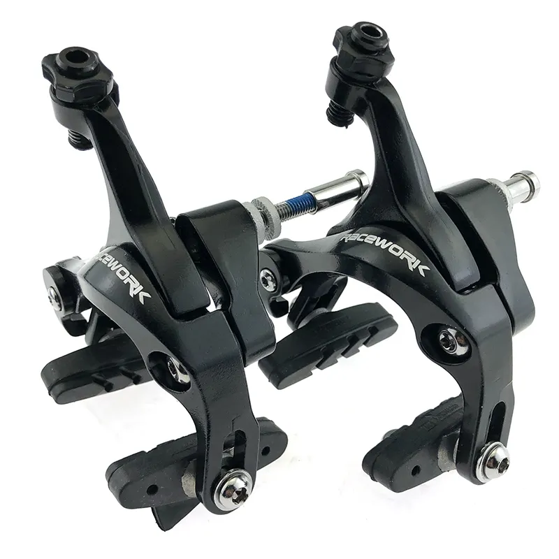 Bike Brakes RACEWORK Bicycle Double Pivot Caliper Linear Pull Type