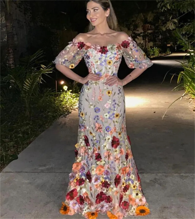 Floral Mermaid Evening Dress - Elegant Short Sleeve Prom Gown, Colorful Birthday Party Dress, Chic Formal Occasion Wear from Dhgate Evening Dresses - price 150.96 Floral Mermaid Evening Dress - Elegant Short Sleeve Prom Gown, Colorful Birthday Party Dress, Chic Formal Occasion Wear from Dhgate Evening Dresses - price 150.96