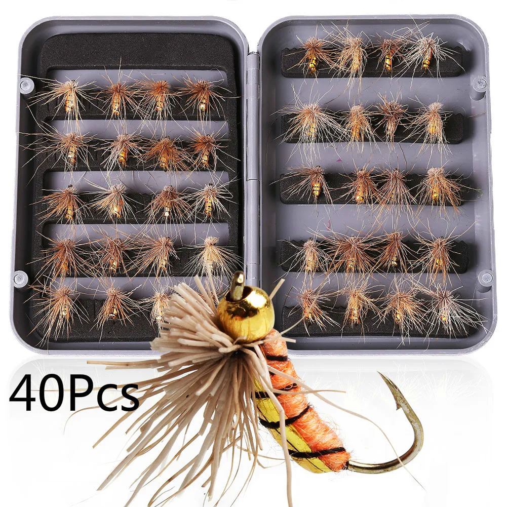 Sougayilang Fly Flies Lures Deutsch Kit Portable Tackle Box For Bass,  Trout, Freshwater And Saltwater Fishing From Wai05, $11.12