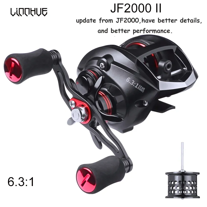 Baitcasting Reels LINNHUE Fishing Reel Ultralight Reel 6.3 1 High Speed Max  Drag 8kg Left Hand Spare Spool For Saltwater 230619 From Bian06, $30.08