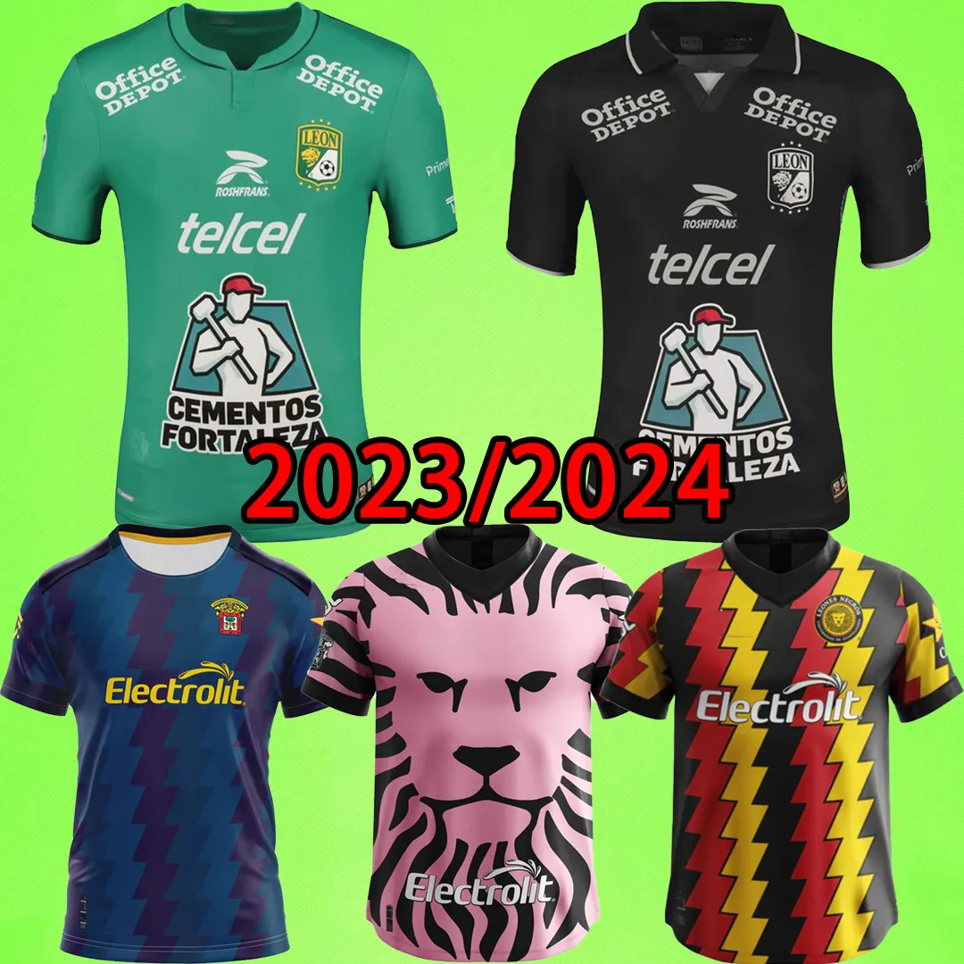 Leon 2023 2025 Leones Negros UdeG Soccer Jerseys Mens Liga MX 22 23 24