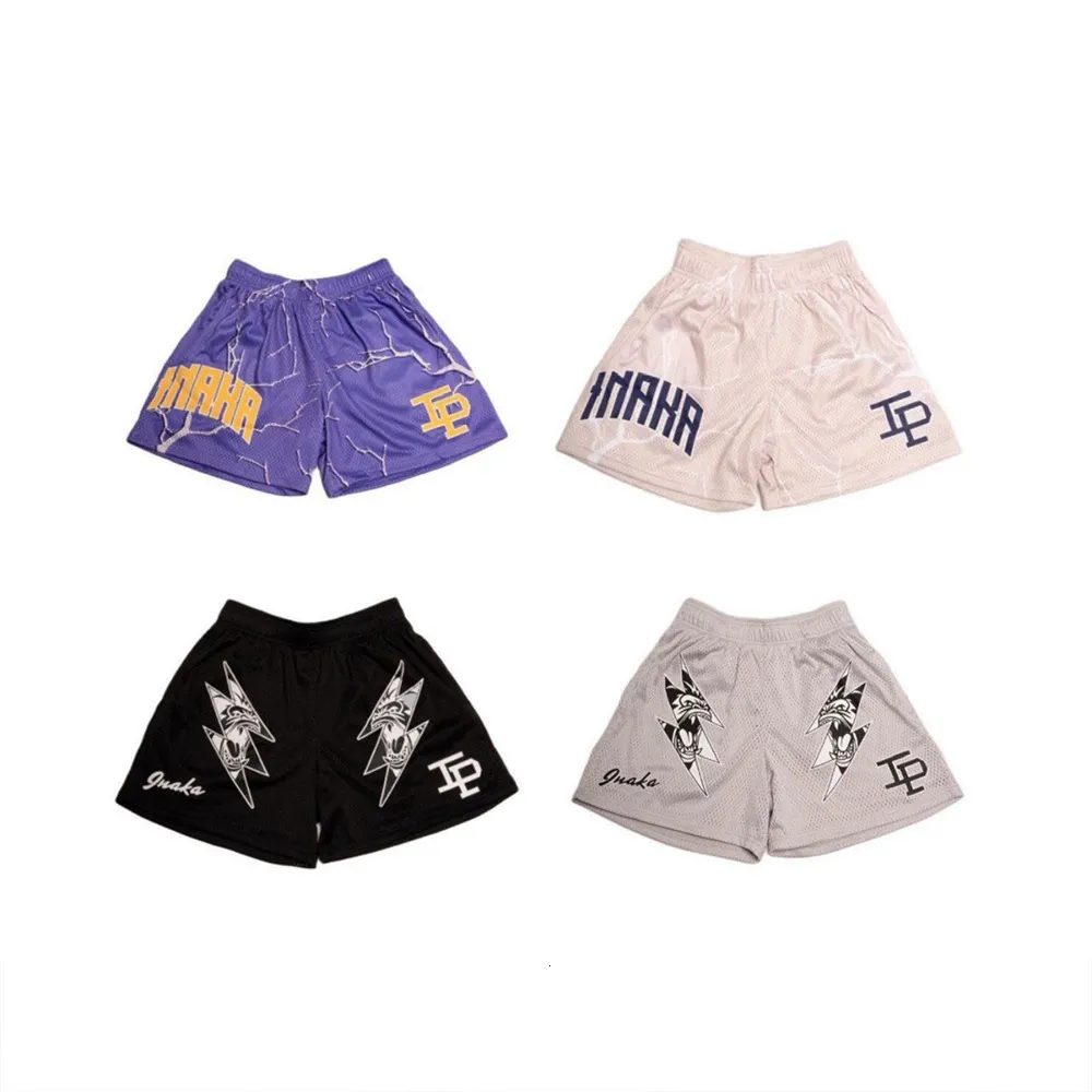 Shorts pour hommes Inaka Double Mesh Shorts Hommes Femmes Classic GYM Mesh Shorts Inaka Power Shorts Animal Print Avec Doublure 230619