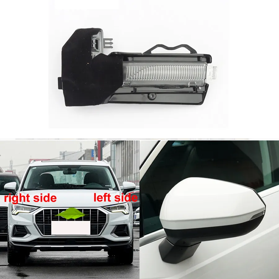 Für Audi Q2L Q3 2019 2020 2021 2022 Auto Zubehör Blinker Licht Rückansicht Spiegel Lampe Seite Spiegel Rück anzeige 1PCS