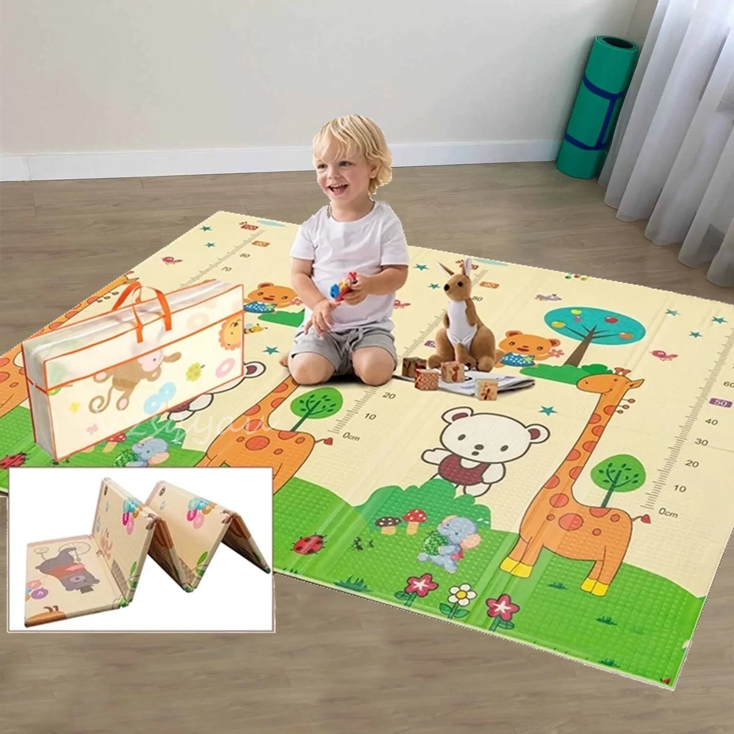 Zagraj w dywan dywanu dywanu dywanu dziecięce pad miękki XPE Baby Game Pad Crawling Pad dwustronne dla dzieci Pad przedszkola przedszkola