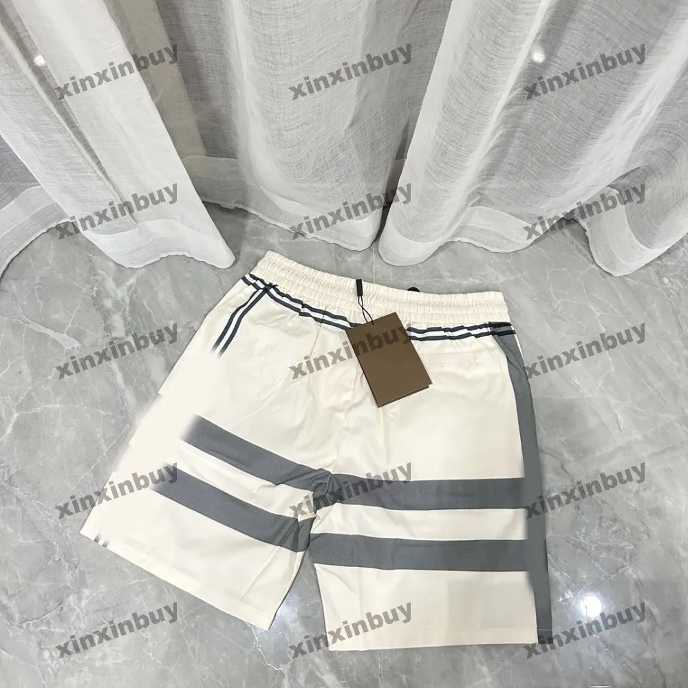 xinxinbuy Men women designer Beach shorts pant horse plaid pattern print Letters Hawaii Vacation summer blue black white S-3XL xinxinbuy Men women designer Beach shorts pant horse plaid pattern print Letters Hawaii Vacation summer blue black white S-3XL