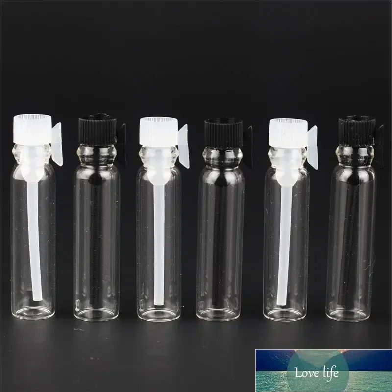 Glass Perfume Essential Oil Vial Clear Mini Tube Travel Gram Size Cosmetic Empty Tester Bottle Transparent For Sample.