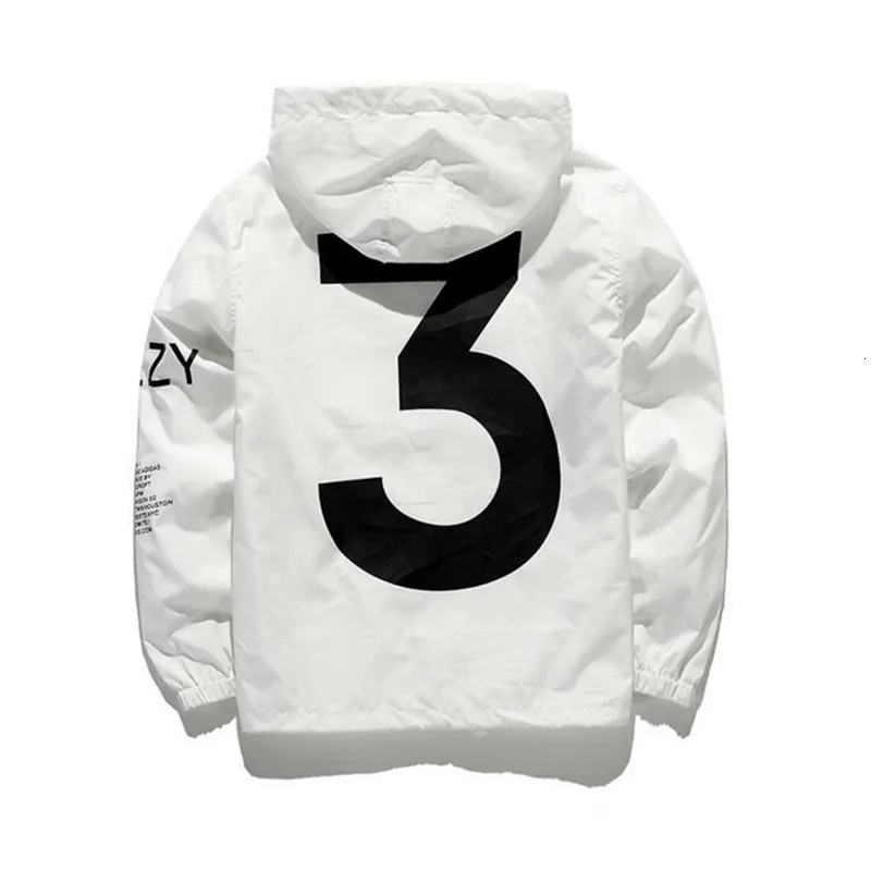 Men's Jackets Drop Selling West Y3 Season 3 Windbreaker Men Women Hip Hop Jacket Fashion Outwear 230619