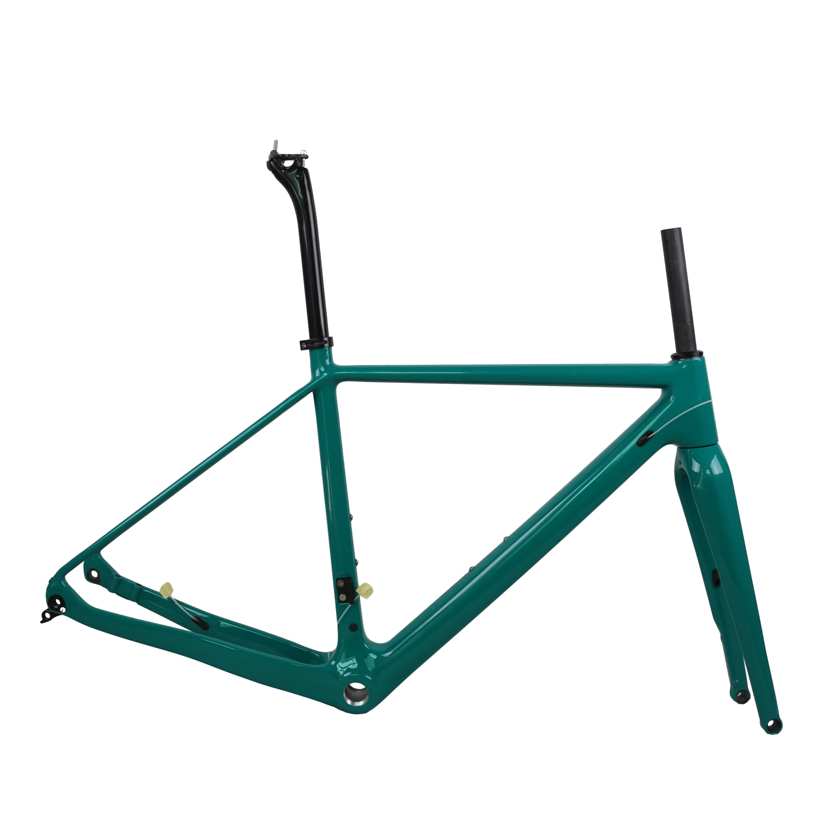 T700 Full Carbon Fiber Disc Gravel Powder Coating Bike Frame With BSA