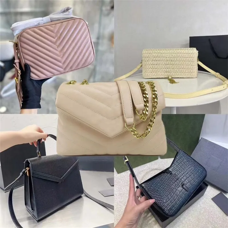 Designer Leather Handbag Luxury Women s Shoulder Bag Classic Satchel Purse Elegant Retro Cosmetic Armpit Bag