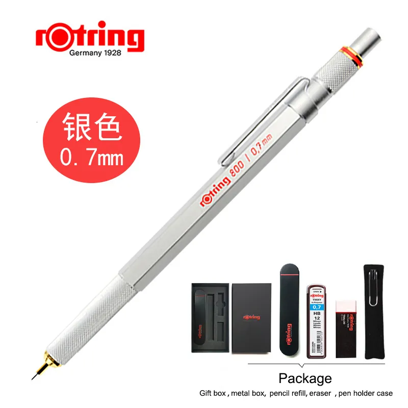 Stylo Technique Portemine Mécanique ROtring 800 - 0.7mm - Noir