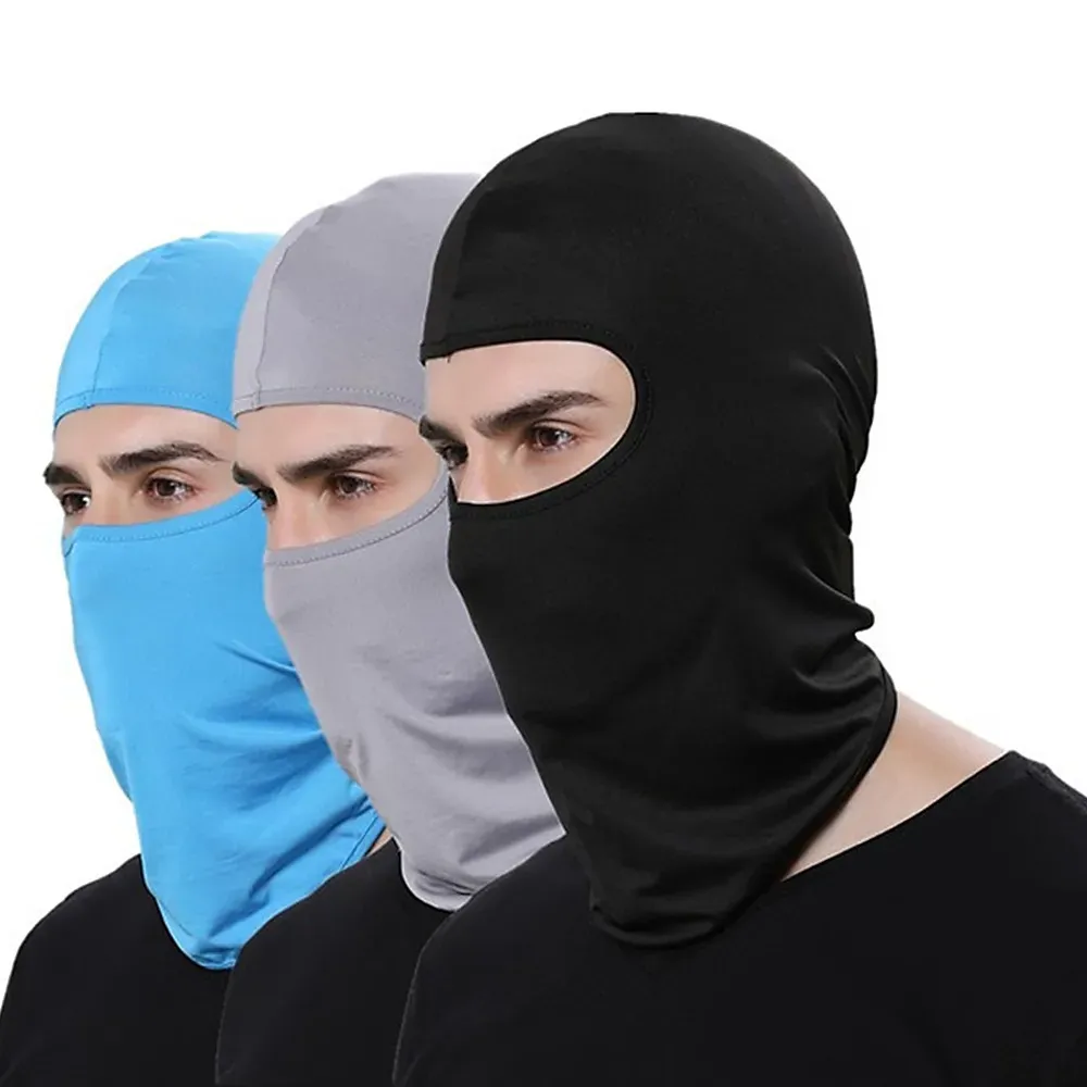 Motorfiets Outdoor Cycling Sportkap Volledig Cover Face Masker Balaclava Zomer Zon Rotectie Hals SCRAF Riding hoofddeksels