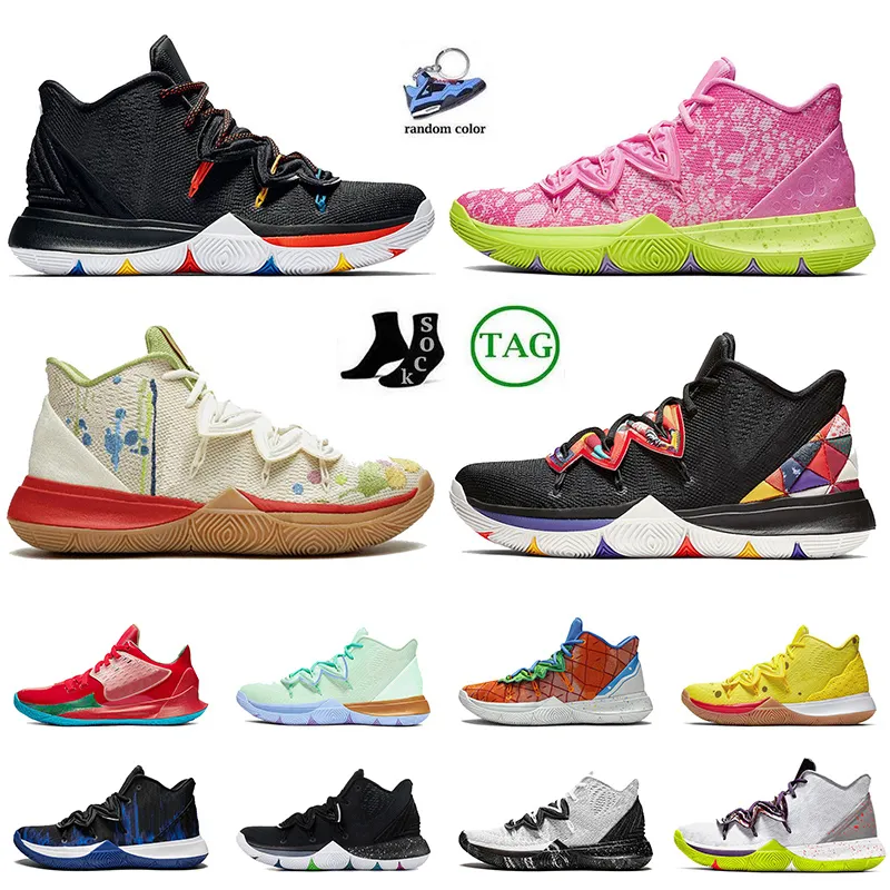 Men's kyrie 5 clearance basketball shoes - black