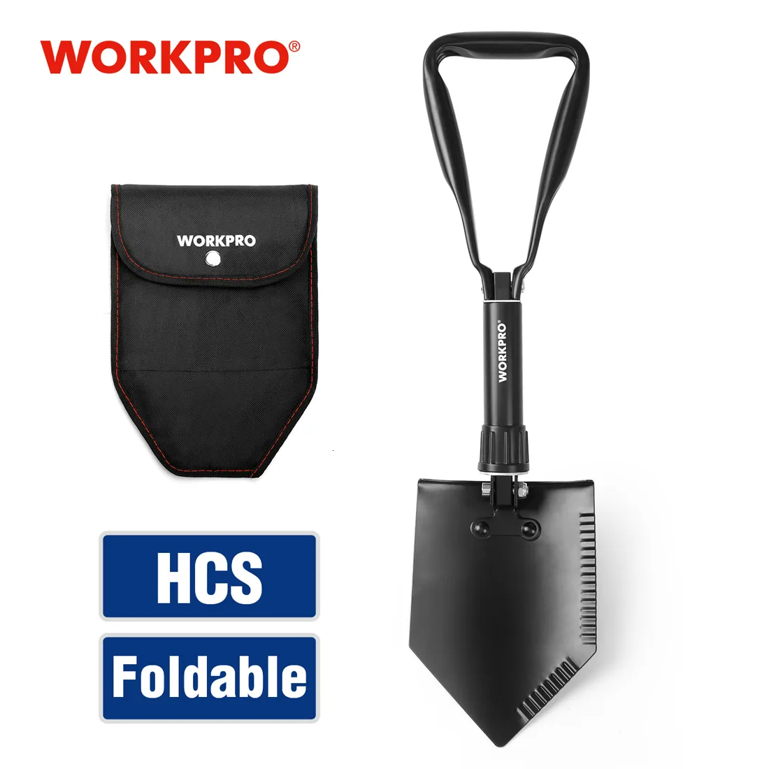 Heavy-Duty Folding Shovel: Military Grade Tactical Spade, Portable