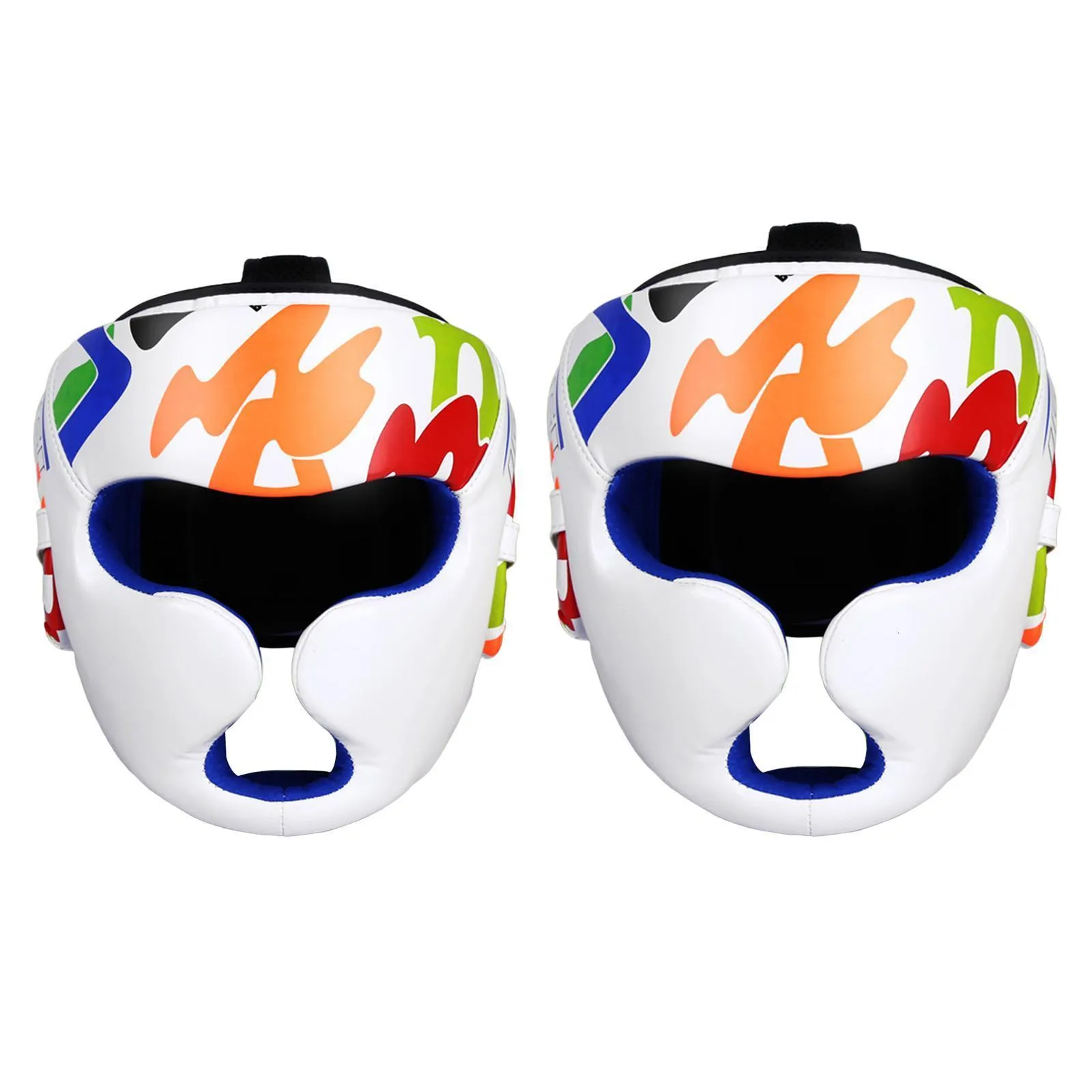 Skates Helmen Ademend Karate Helm Masker Protect Guards Beschermende Gears Bokshoofddeksel 230619