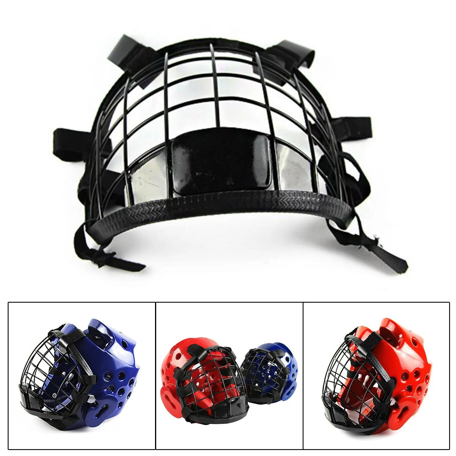 Taekwondo Guard Child Head Gear Detachable Face Protective Training Gear Face Guard for Martial Arts Grappling Karate