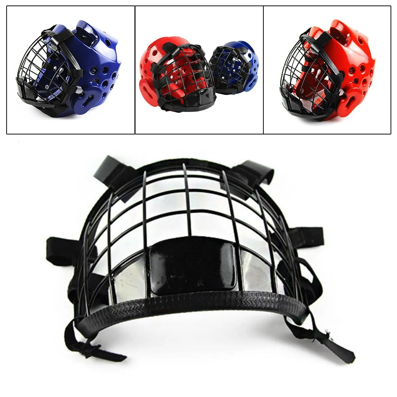 Taekwondo Guard Child Head Gear Detachable Face Protective Training Gear Face Guard for Martial Arts Grappling Karate