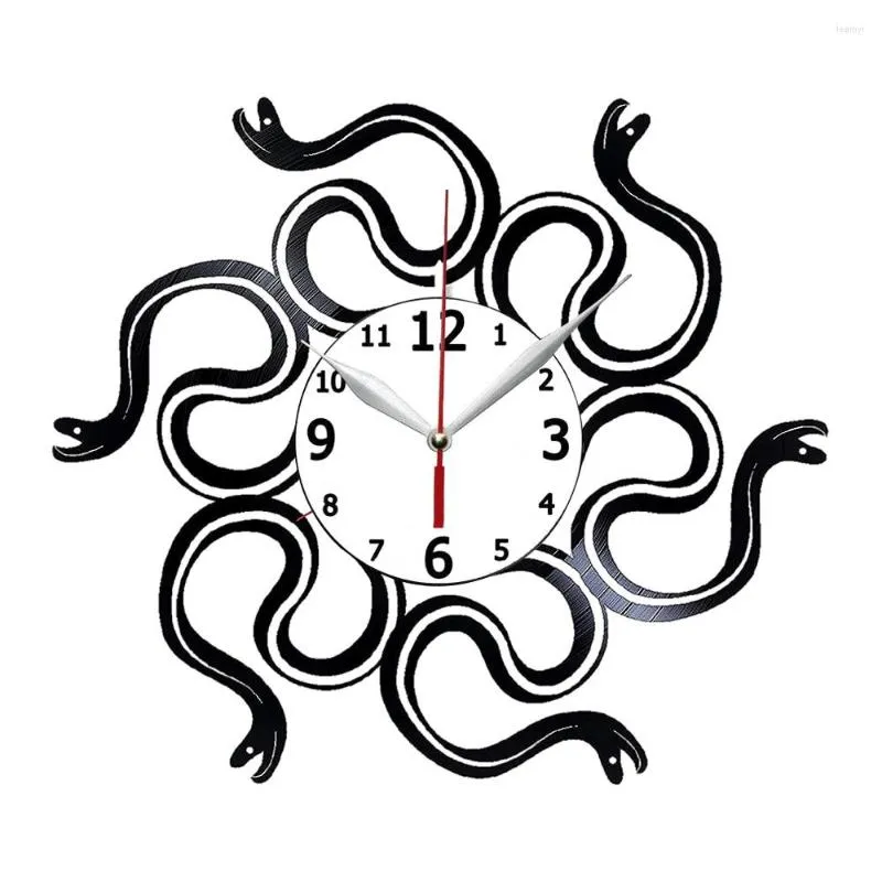 Wall Clocks Snakes Record Clock Cobra Snake Decor King Handmade Home Gifts For Friend