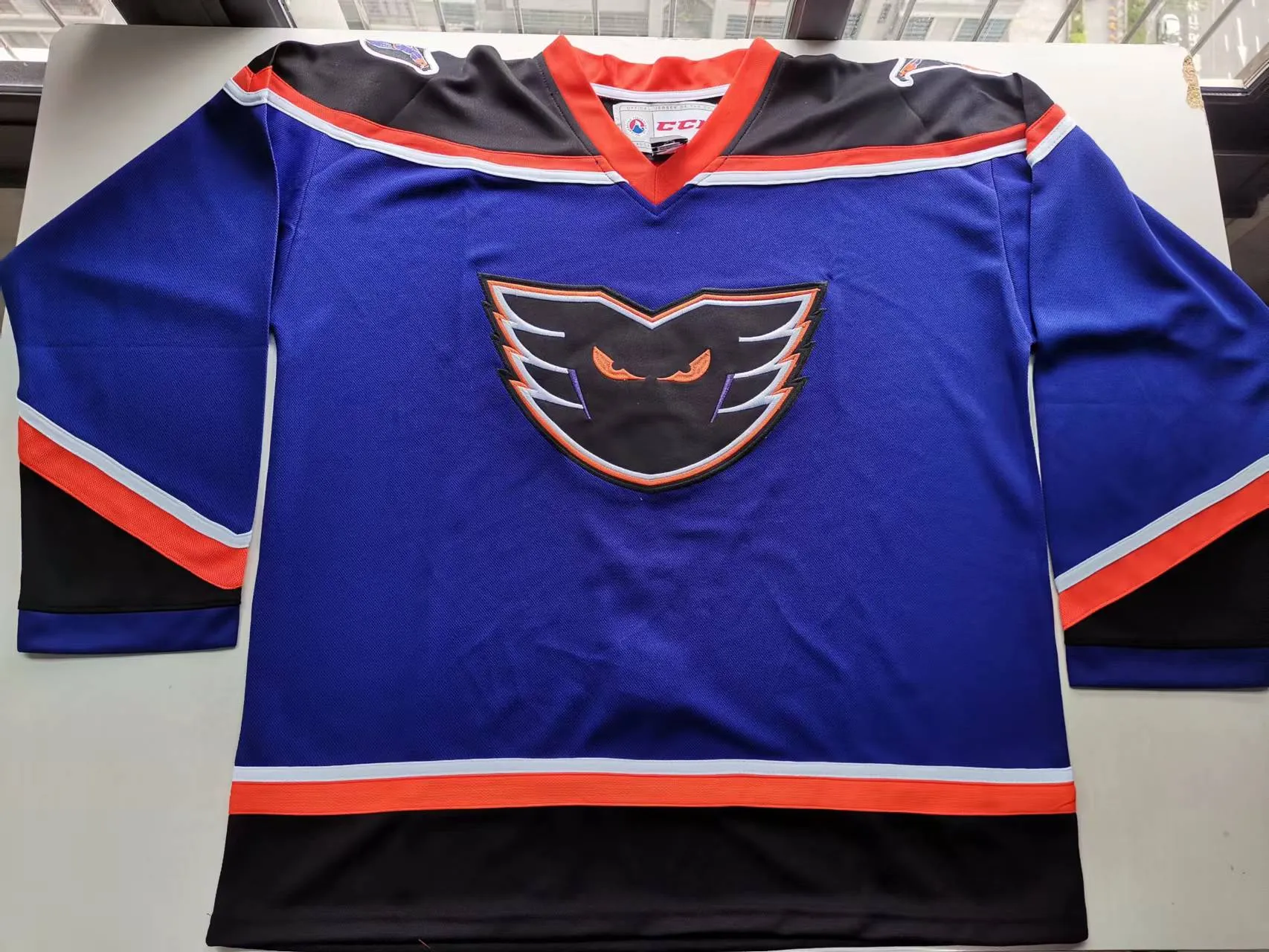 College Hockey nosi fizyczne zdjęcia Ahl Philadelphia Phantom Blank mężczyźni Młodzież Kobiety Vintage High School Rozmiar S-5xl lub dowolne nazwisko i koszulka numer