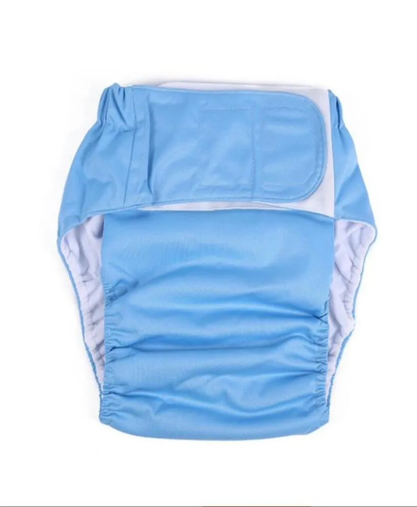 Adults Wash Diapers Magic Stick Cloth Diaper Old Men Leakproof Diapers Pants Shorts Reusable