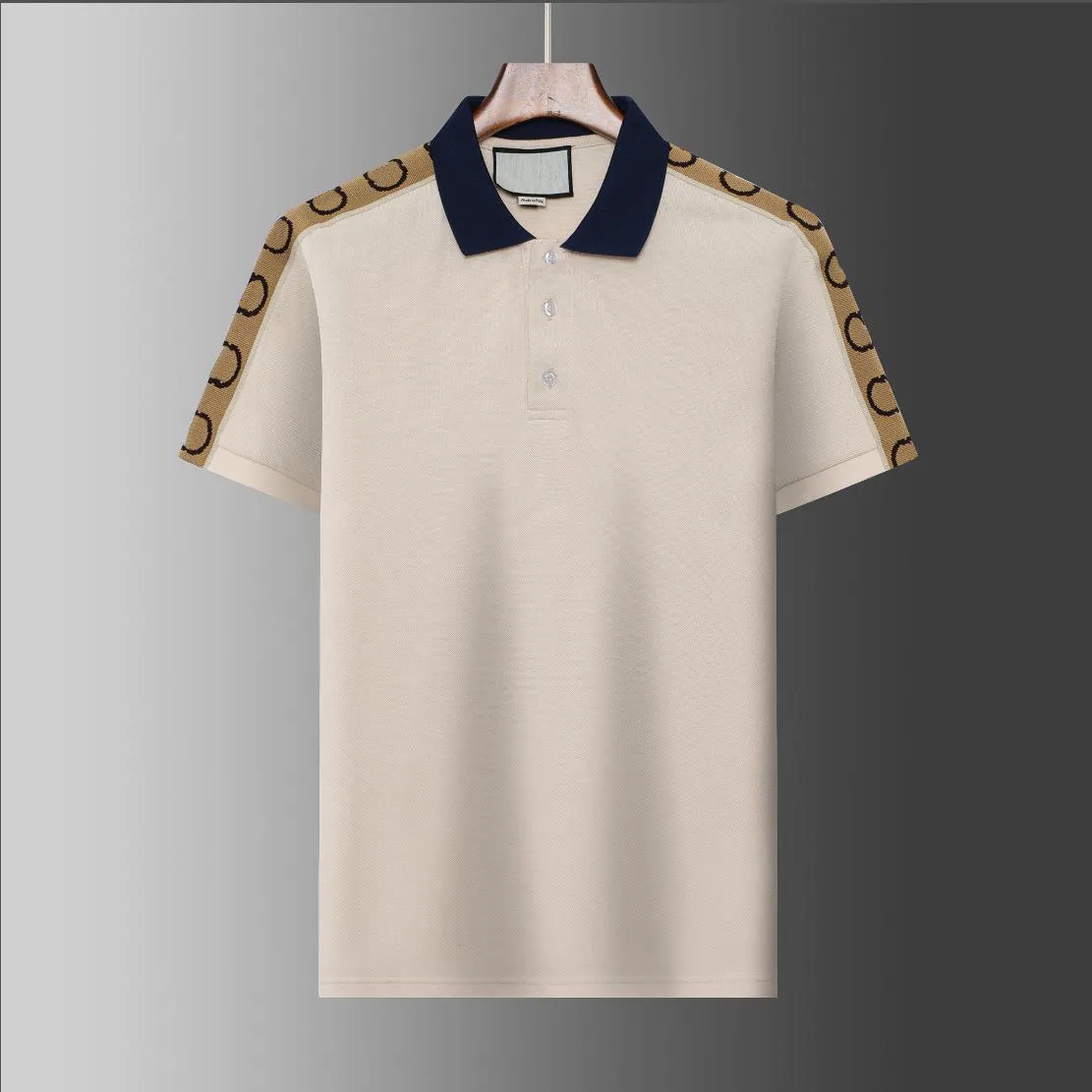 Business Casual Polo Shirt Hommes Tshirt Designer Tshirt Brodé Polos Tees Burb Vêtements De Luxe Haute Version Sweat Top Men201D
