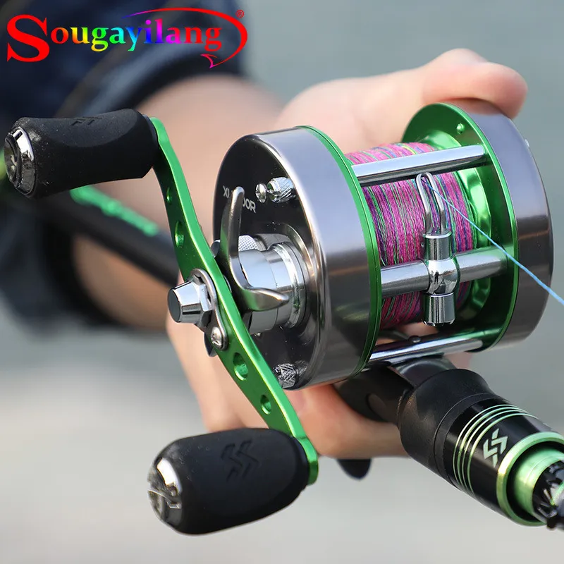 Baitcasting Bujki Sougayilang XLT400-600 Trolling Fishing Reel 61BB 5.3 1 Współczynnik wysokiej prędkości Strong Saltwater Sea Casting Reel Max Drag 25kg 230619